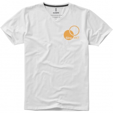 Logotrade corporate gift image of: Kawartha short sleeve men's organic V-neck t-shirt
