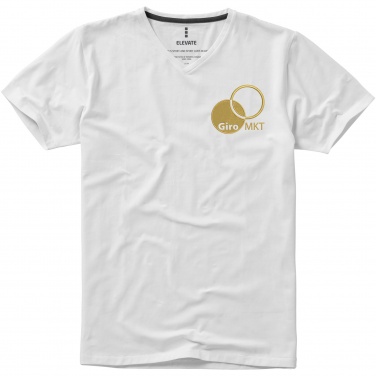 Logotrade promotional giveaways photo of: Kawartha short sleeve men's organic V-neck t-shirt