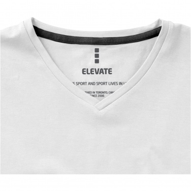 Logotrade promotional product picture of: Kawartha short sleeve men's organic V-neck t-shirt