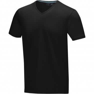 Logotrade promotional item image of: Kawartha short sleeve men's organic V-neck t-shirt