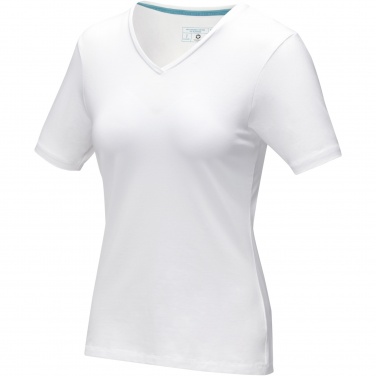 Logotrade corporate gift image of: Kawartha short sleeve women's organic V-neck t-shirt