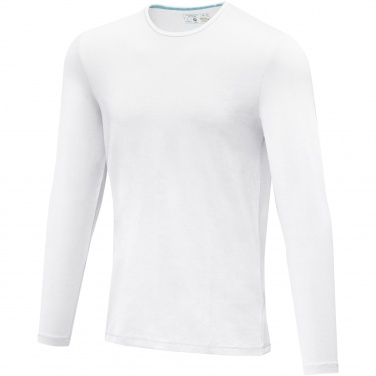 Logo trade promotional giveaways image of: Ponoka long sleeve men's organic t-shirt