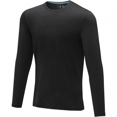 Logo trade promotional giveaways picture of: Ponoka long sleeve men's organic t-shirt