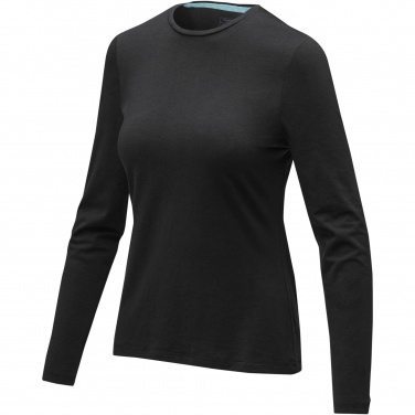 Logotrade business gift image of: Ponoka long sleeve women's organic t-shirt