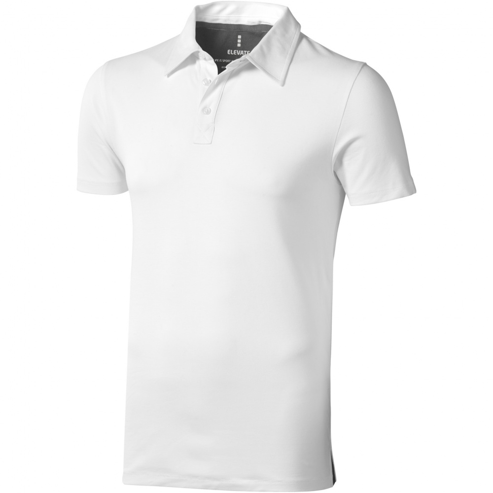 Logo trade advertising products picture of: Markham short sleeve men's stretch polo