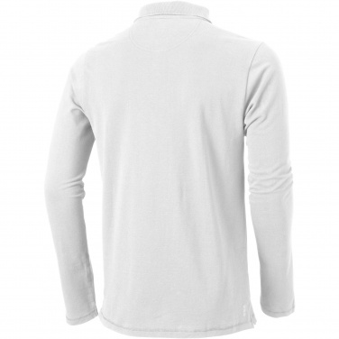 Logo trade promotional products image of: Oakville long sleeve men's polo