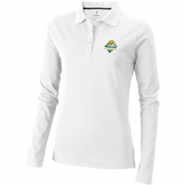 Logotrade corporate gift picture of: Oakville long sleeve women's polo