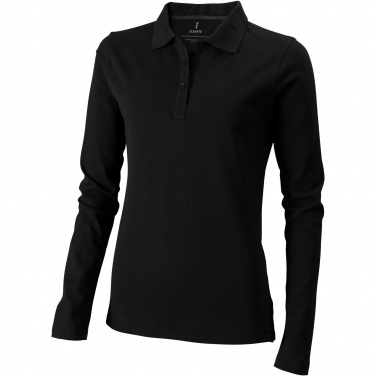 Logotrade corporate gift image of: Oakville long sleeve women's polo
