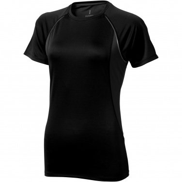 Logo trade promotional products image of: Quebec short sleeve women's cool fit t-shirt