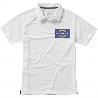 Logo trade promotional giveaways image of: Ottawa short sleeve men's cool fit polo