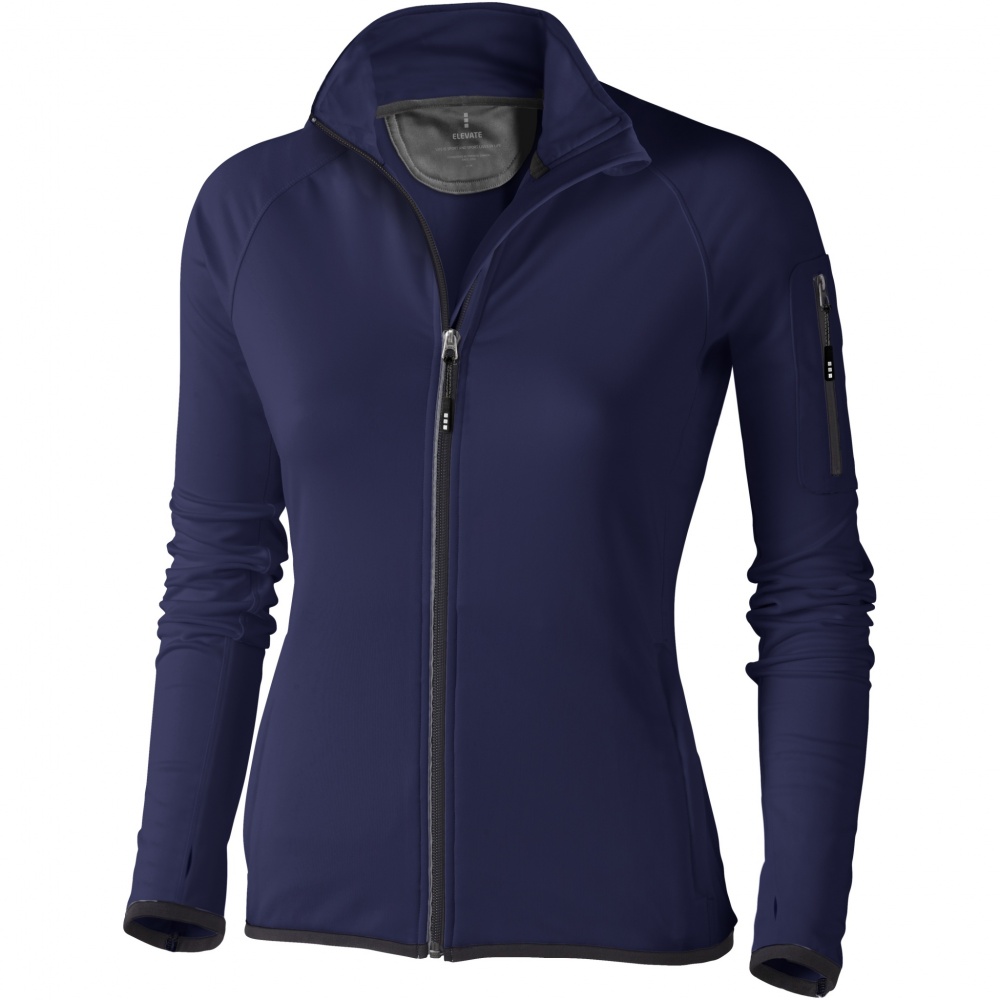 Logo trade promotional product photo of: Mani women's performance full zip fleece jacket
