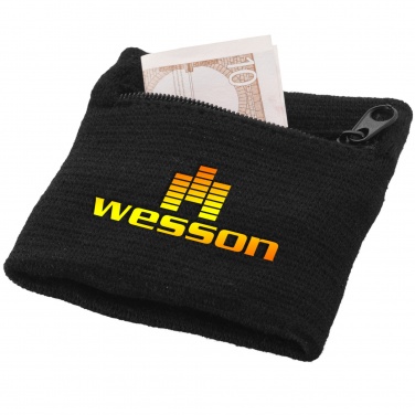 Logo trade promotional items picture of: Brisky performance wristband with zippered pocket