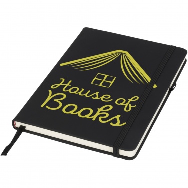 Logo trade corporate gifts image of: Noir medium notebook