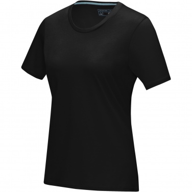 Logo trade promotional gifts image of: Azurite short sleeve women’s organic t-shirt