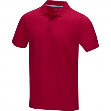 Logotrade promotional merchandise image of: Graphite short sleeve men’s organic polo