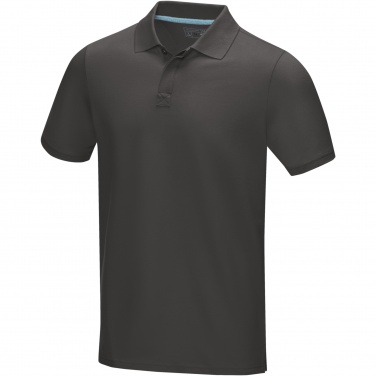 Logotrade business gift image of: Graphite short sleeve men’s organic polo