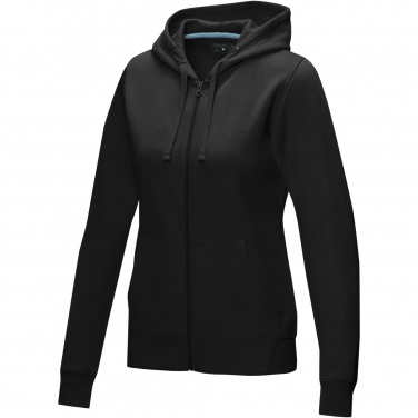 Logotrade promotional products photo of: Ruby women’s organic recycled full zip hoodie