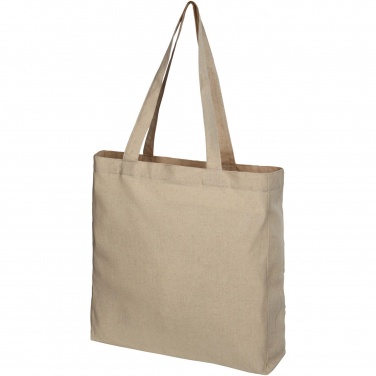 Logo trade corporate gifts image of: Pheebs 210 g/m² recycled gusset tote bag 13L