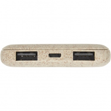 Logotrade advertising product picture of: Asama 5000 mAh wheat straw power bank