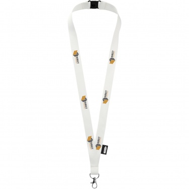 Logotrade promotional item picture of: Tom recycled PET lanyard with breakaway closure