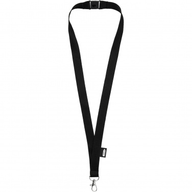 Logotrade business gift image of: Tom recycled PET lanyard with breakaway closure