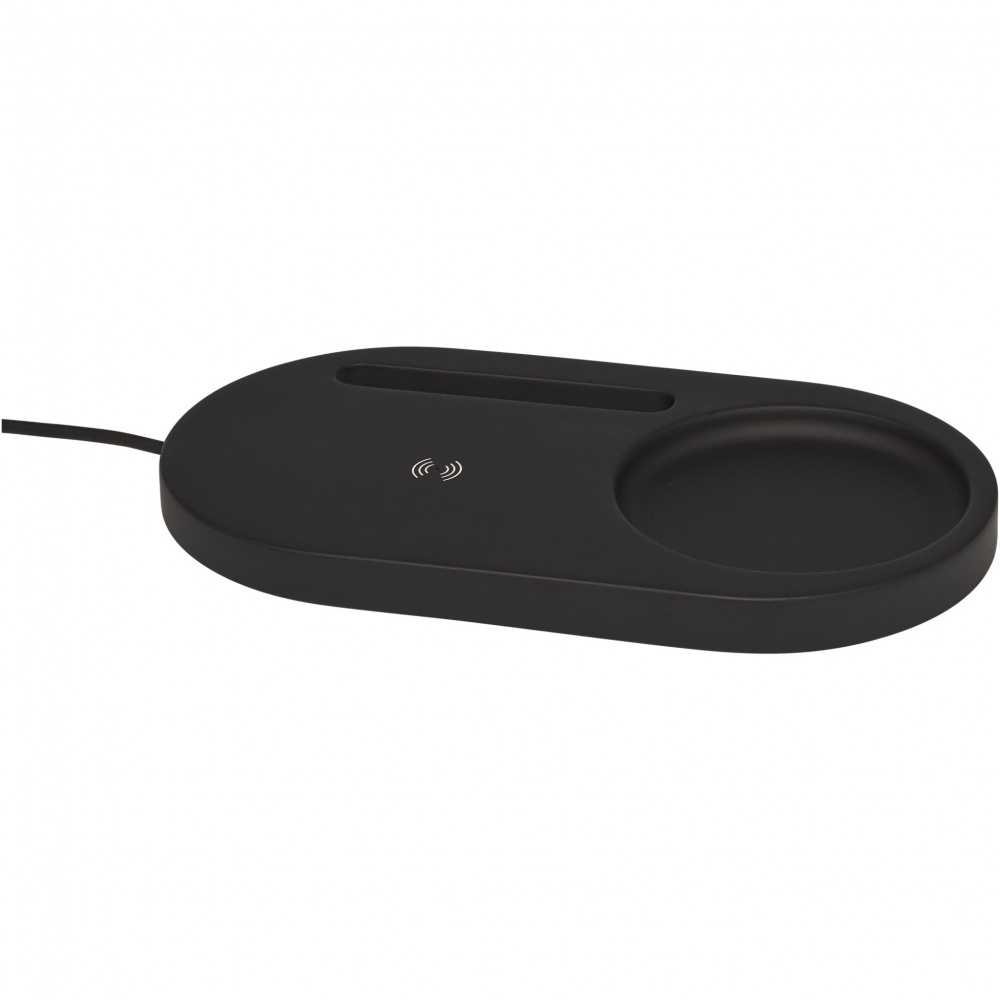 Logotrade promotional merchandise image of: Klip 5W wireless charging desk organizer