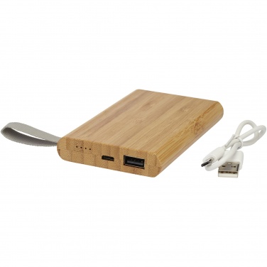 Logotrade promotional item picture of: Tulda 5000 mAh bamboo power bank