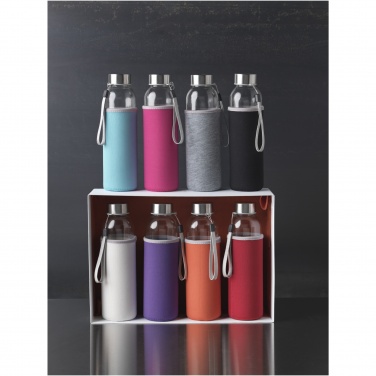 Logo trade promotional merchandise photo of: Bodhi 500 ml glass water bottle