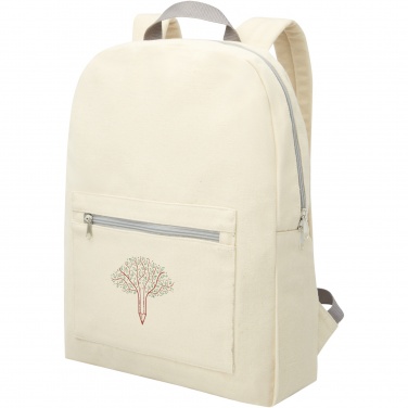 Logo trade corporate gifts image of: Pheebs 450 g/m² recycled cotton and polyester backpack 10L