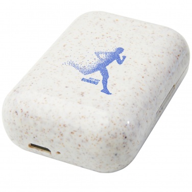Logo trade promotional items image of: Nantai wheat straw True Wireless earbuds