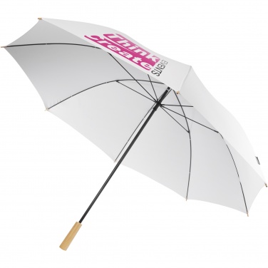 Logo trade promotional giveaways picture of: Romee 30'' windproof recycled PET golf umbrella