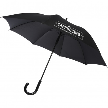 Logo trade promotional items picture of: Fontana 23" auto open umbrella with carbon look and crooked handle