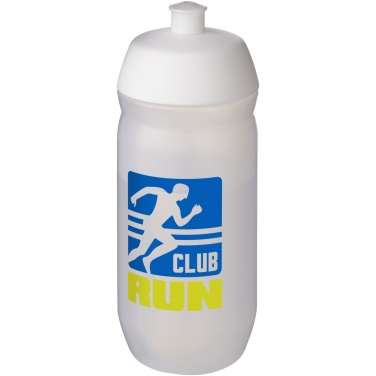 Logo trade promotional product photo of: HydroFlex™ Clear 500 ml squeezy sport bottle