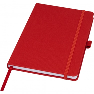 Logo trade business gift photo of: Honua A5 recycled paper notebook with recycled PET cover