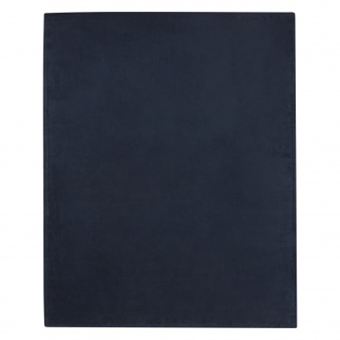 Logo trade promotional merchandise photo of: Lily GRS certified RPET coral fleece blanket