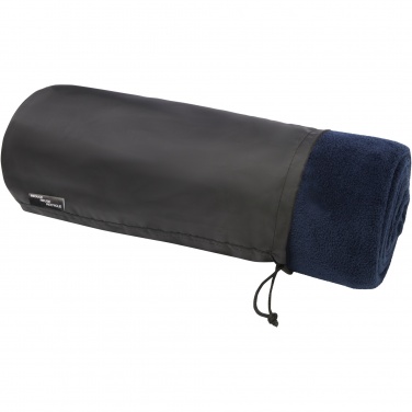 Logotrade advertising products photo of: Lily GRS certified RPET coral fleece blanket