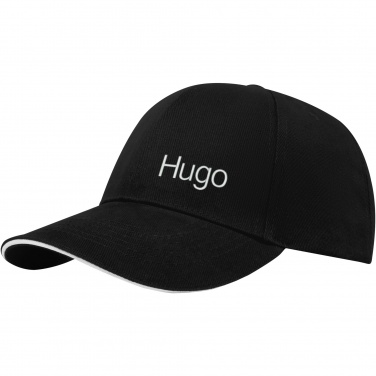 Logotrade promotional giveaways photo of: Topaz 6 panel GRS recycled sandwich cap