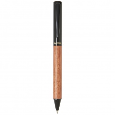 Logo trade corporate gifts picture of: Timbre wood ballpoint pen
