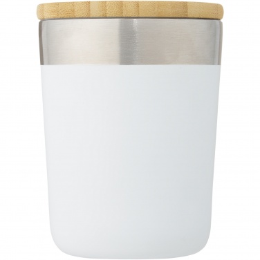 Logo trade promotional gift photo of: Lagan 300 ml stainless steel tumbler with bamboo lid