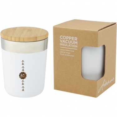 Logo trade promotional products picture of: Lagan 300 ml stainless steel tumbler with bamboo lid