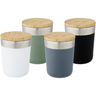Logo trade promotional items picture of: Lagan 300 ml stainless steel tumbler with bamboo lid