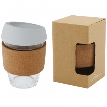 Logotrade corporate gift picture of: Lidan 360 ml borosilicate glass tumbler with silicone lid