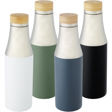 Logo trade promotional item photo of: Hulan 540 ml copper vacuum insulated stainless steel bottle with bamboo lid