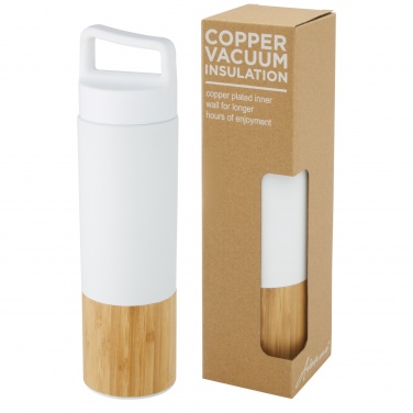Logotrade promotional products photo of: Torne 540 ml  stainless steel bottle with bamboo outer wall