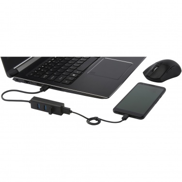 Logotrade promotional product picture of: ADAPT aluminum USB 3.0 hub