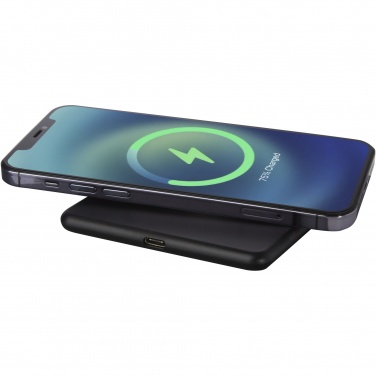 Logotrade promotional gifts photo of: Loop 10W recycled plastic wireless charging pad