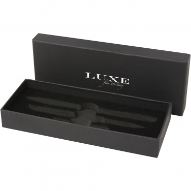 Logo trade advertising product photo of: Tactical Dark duo pen gift box
