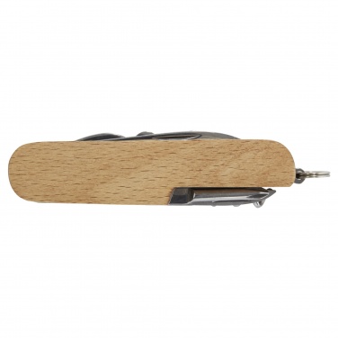 Logo trade promotional merchandise photo of: Richard 7-function wooden pocket knife