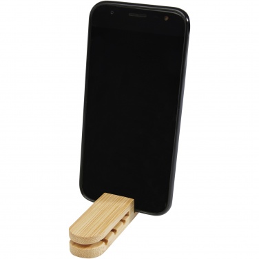 Logo trade promotional product photo of: Edulis bamboo cable manager 