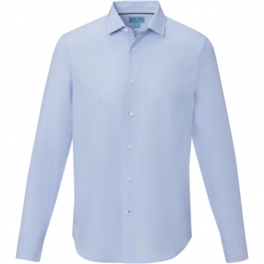 Logo trade promotional gifts picture of: Cuprite long sleeve men's organic shirt